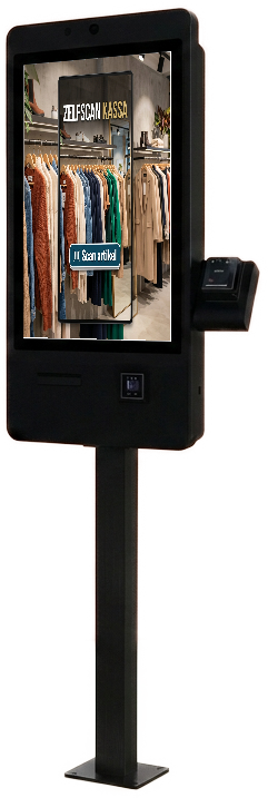 Maatwerk kiosk met wasservice-software