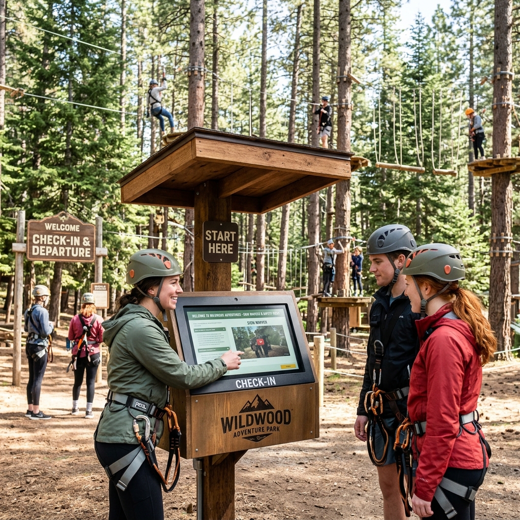 Climbing Parks Check-in Visual