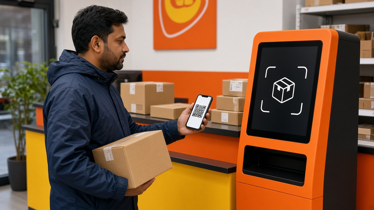 Click & Collect & Returns Kiosk Visual